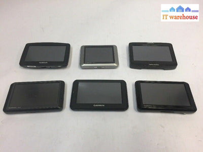 - 6x VARIOUS BRAND GPS (GARMIN 265W/255W/40LM  TOMTOM/MAGELLAN 1430)