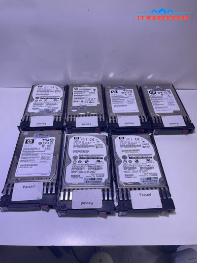 7 x HP 2.5 inch 146GB SAS 10k/15k hard drive  + Tray 500223-001