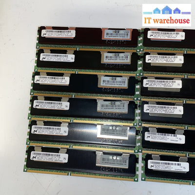 72GB= 18x 4GB MT36JSZF51272PZ-1G4G1FE DDR3-1333 PC3-10600R Server Memory