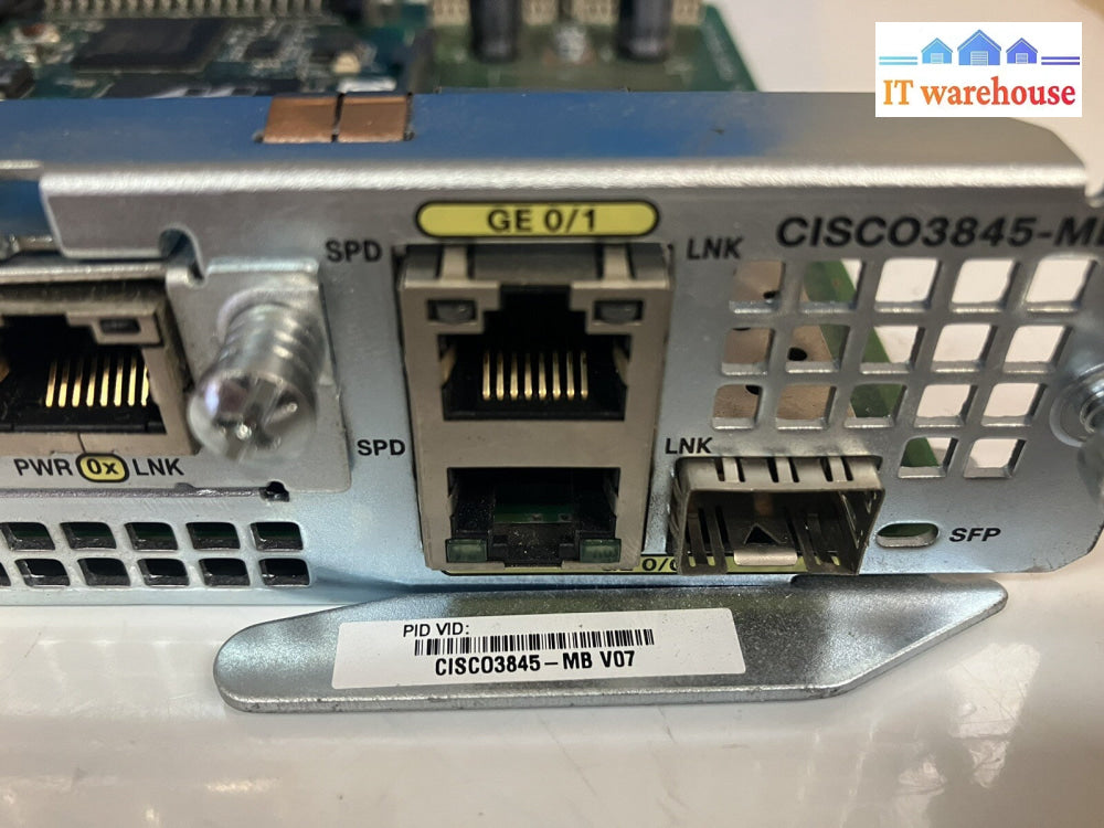 ~ 73-8474-06 Cisco 3845 series Router Motherboard 700-17168-02