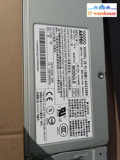 74P4410 74P4411 IBM System X346 625-Watts Hot Swap Power Supply
