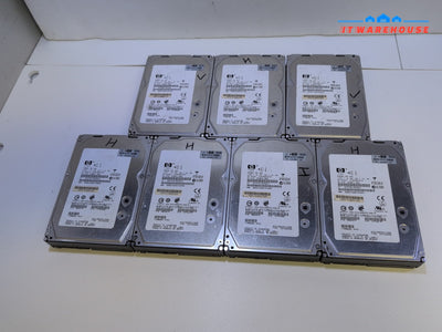 7x HP EF0450FATFE 533871-002 0B24474 450GB 15K SAS Hard Drives Tested -