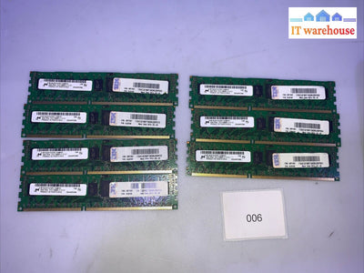 (7x) MT18JSF51272PZ-1G6M1FE Micron 4GB PC3-12800R-11-11-C1 (SERVER) Memory RAM