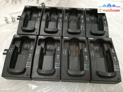 8 = 2*4X Drager X-Am 1/2/5000 4-Gas Multi Gas 8318639 Charger (No Ac Adapter)