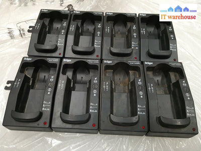 8 = 2*4X Drager X-am 1/2/5000 4-Gas Multi Gas 8318639 Charger (NO AC ADAPTER)