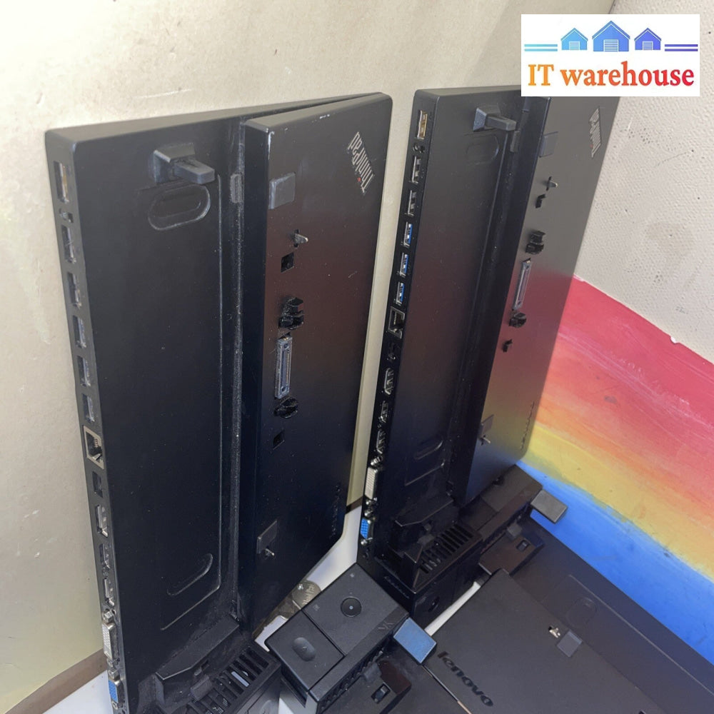 8 x Genuine Lenovo ThinkPad Ultra Dock Type 40A2 Docking Station WITHOUT ADAPTER