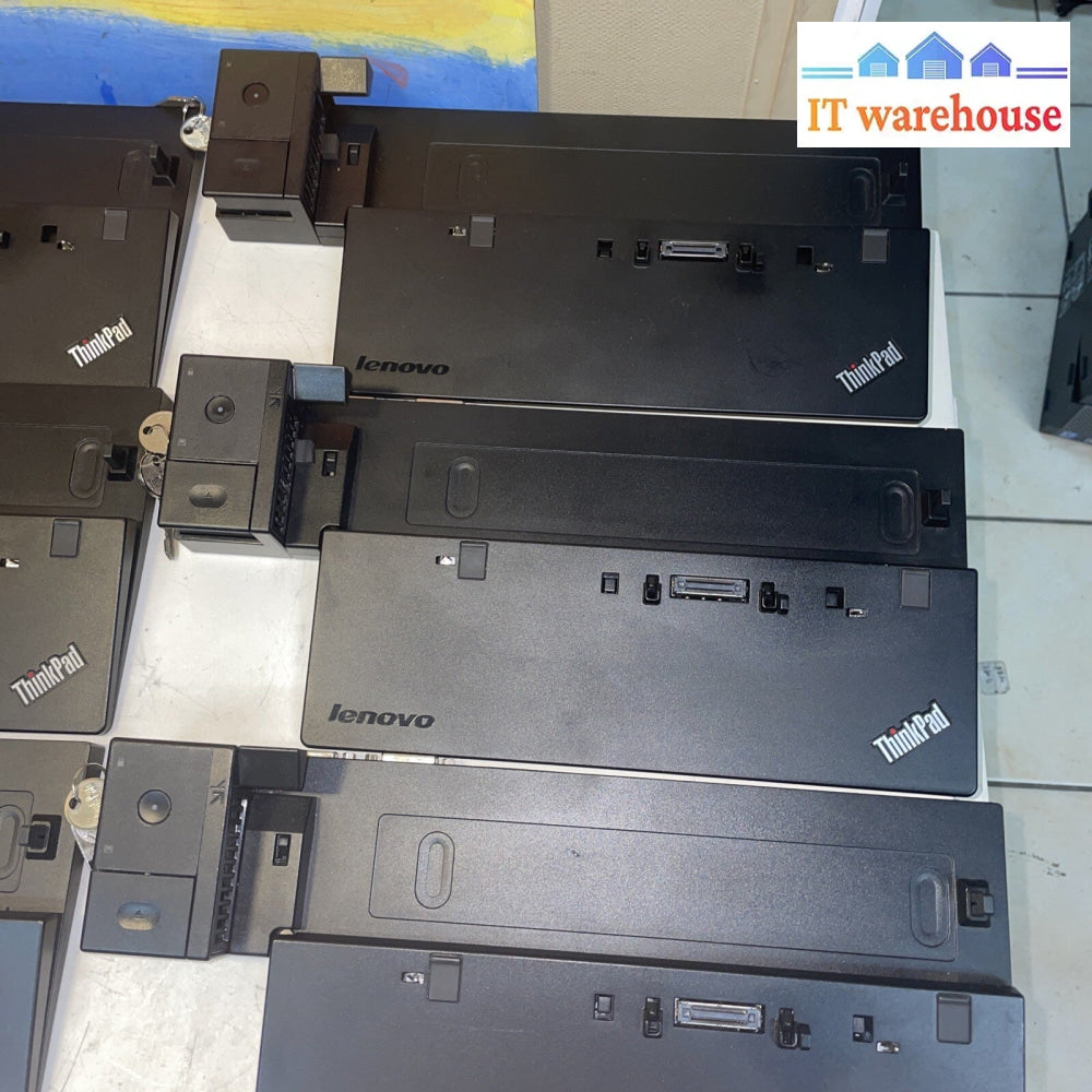 8 x Genuine Lenovo ThinkPad Ultra Dock Type 40A2 Docking Station WITHOUT ADAPTER