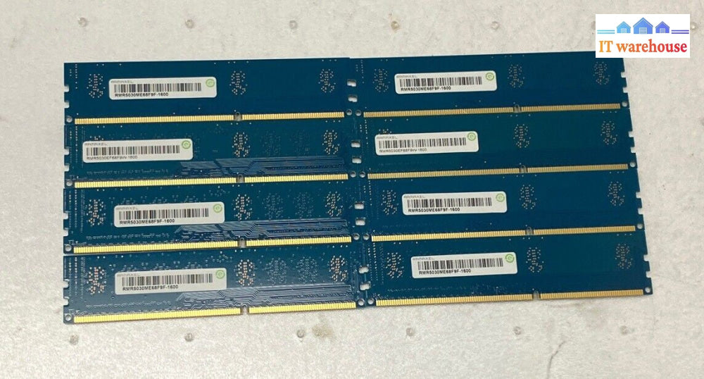 ~ (8x 4GB) Ramaxel 4GB 1Rx8 PC3L-12800U-11-11 Low Voltage DDR3L-1600 DIMM Memory