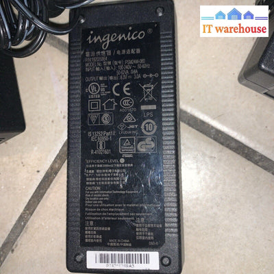 (8x) Genuine Ingenico PSM32W-080 PSM24W-080 AC Adaptor Power Supply +Power Cord