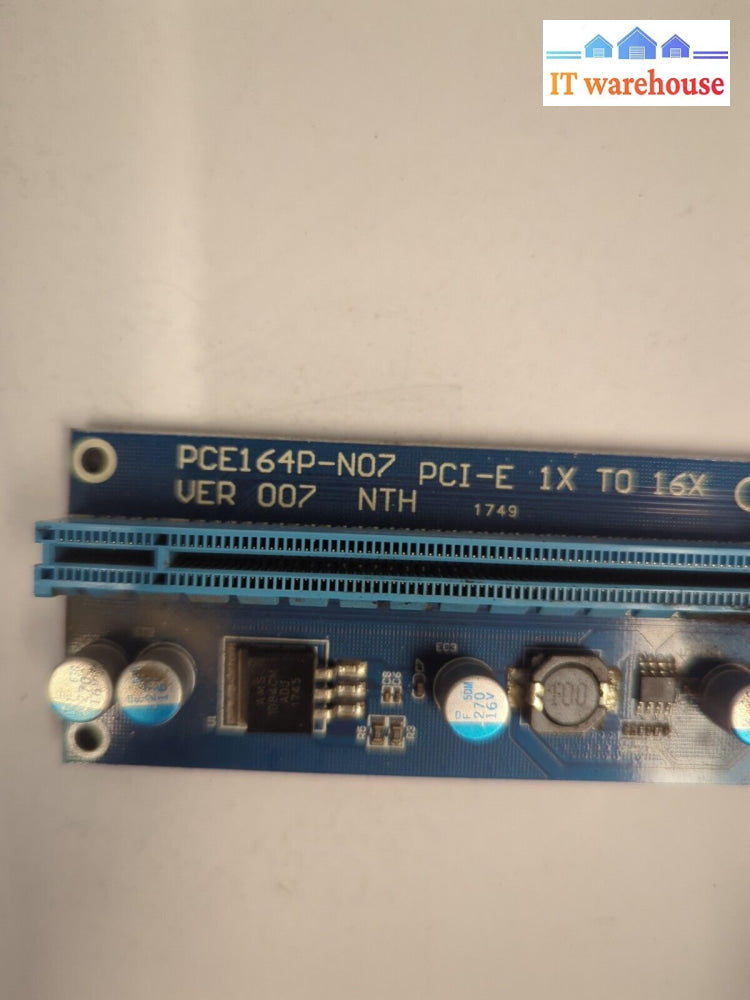 8x GPU Riser PCE164P-N07 PCI-E 1X TO 16X Adapter With Cable