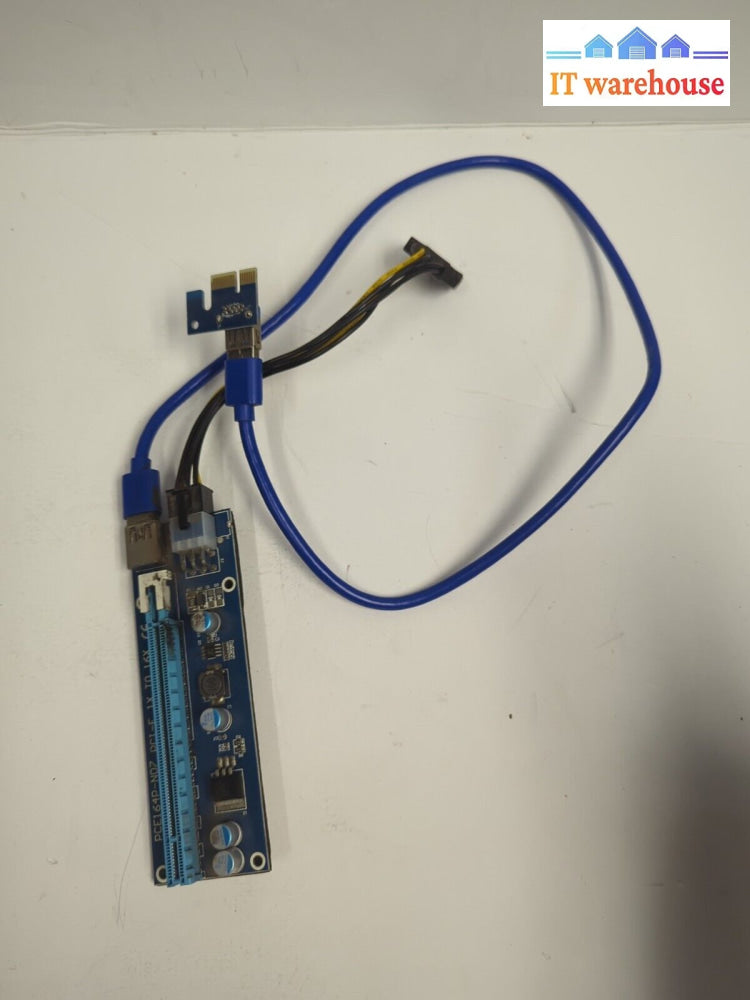 8x GPU Riser PCE164P-N07 PCI-E 1X TO 16X Adapter With Cable