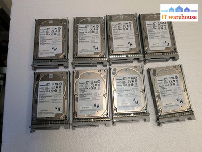 8x Seagate ST300MM0006 300 GB SAS 2.5"  Server HDD W/Caddy A03-D300GA2 Tested -