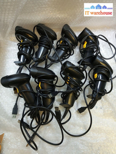- 8x TaoTronics USB Wired Handheld  Barcode Scanners tested