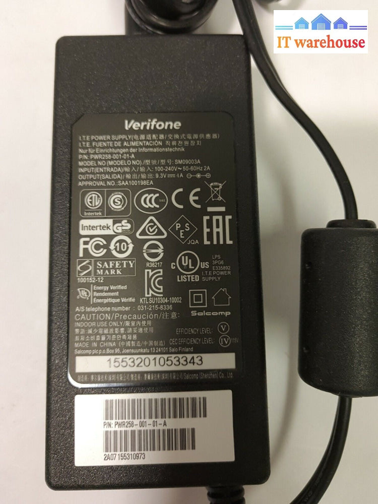 - 8x VeriFone Credit Card Machine AC Adapter 9.3V 4A  PWR258-001/011 W/Cord