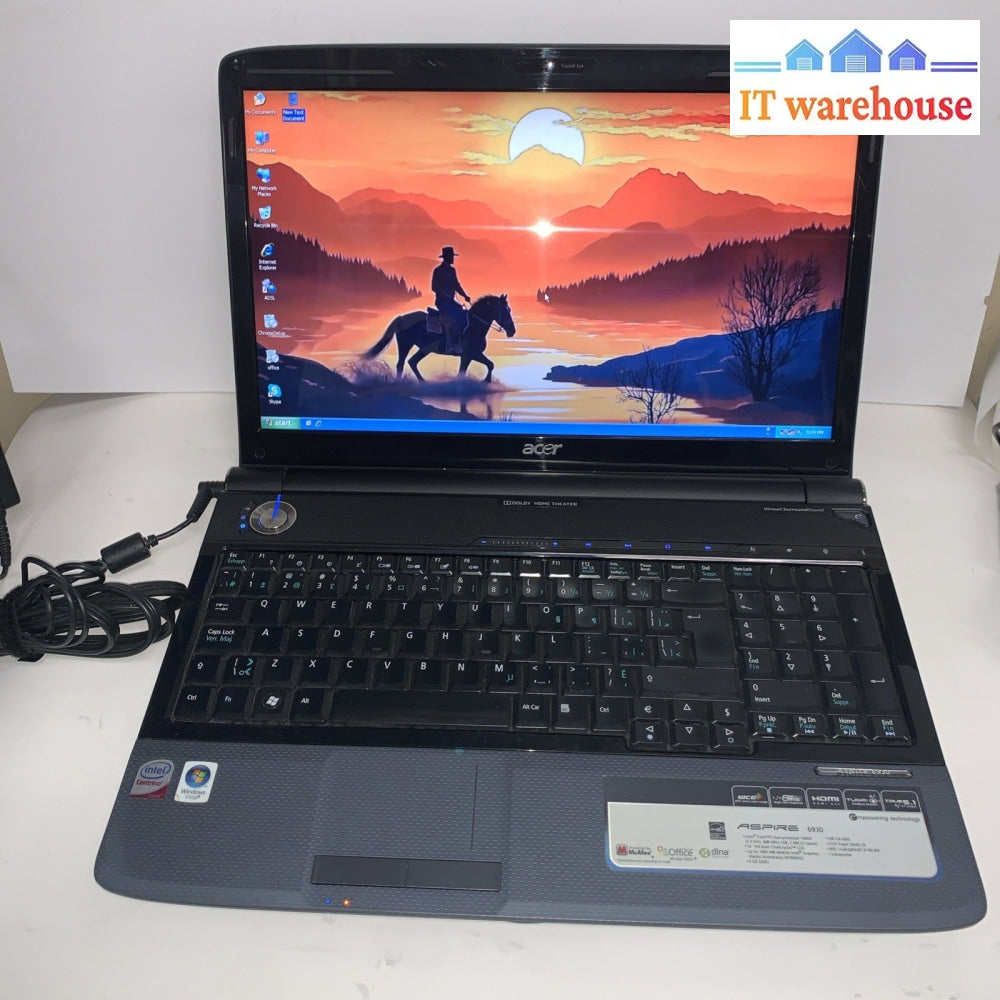 Acer 6930 C2D T6400 2GB 640GB WindowsXP Pro SP3