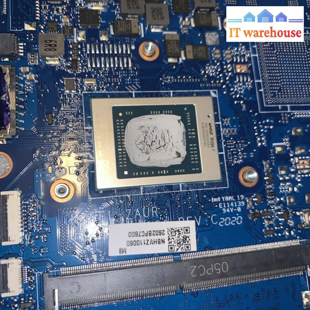 Acer Aspier A515-45 Laptop Motherboard With Ryzen 7 4700U CPU Tested working