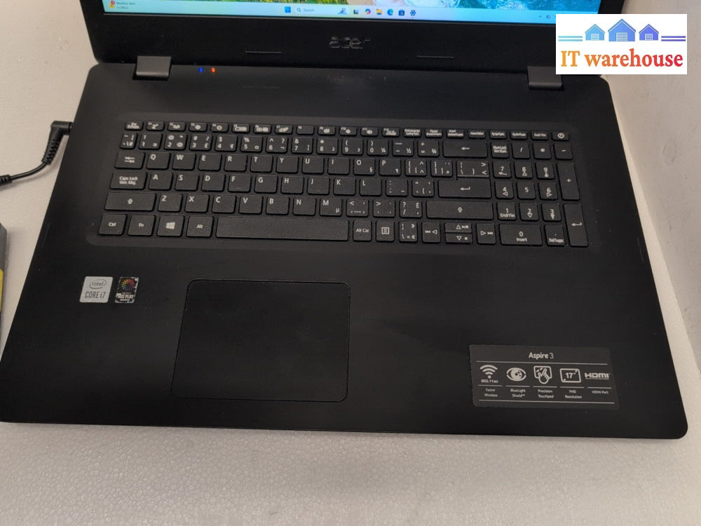 Acer Aspire 3 A317-52 17.3" Laptop i7-1065G7 CPU/16GB DDR4/512GB NVMe/Win11 -