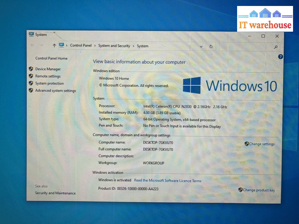 ~Acer Aspire E5-511-C6J9 15.6" Laptop Celeron N2830 /4GB RAM /500GB (BAD Screen)