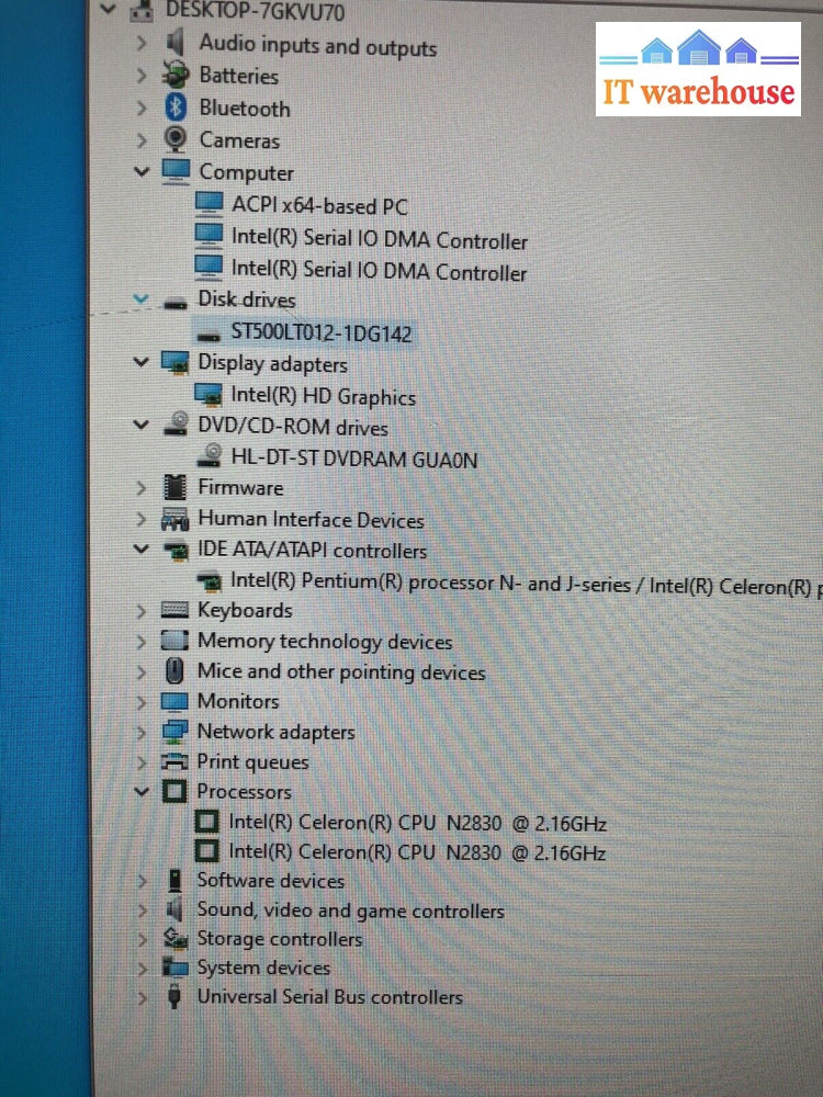 ~Acer Aspire E5-511-C6J9 15.6" Laptop Celeron N2830 /4GB RAM /500GB (BAD Screen)