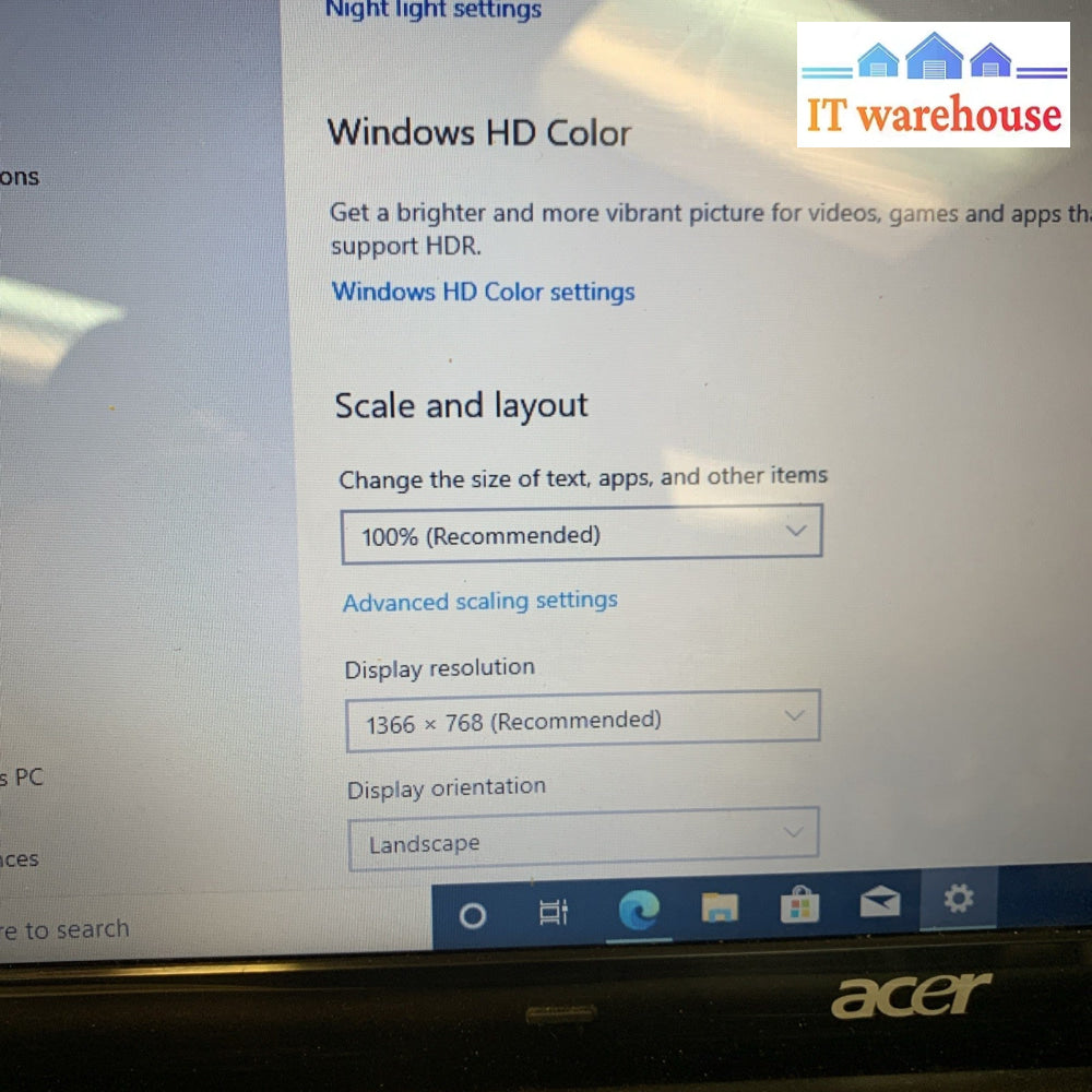 Acer Aspire Notebook 5830T-6486 TimelineX i5-2450M 8GB 1TB Windows 10 Laptop