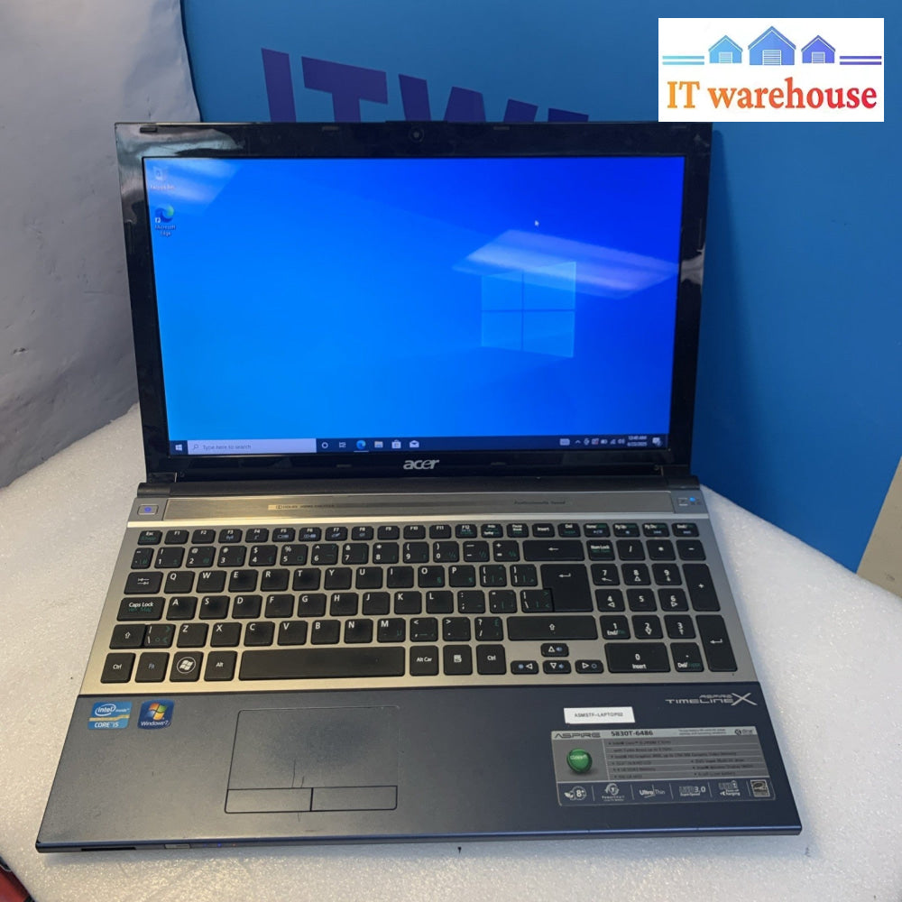 Acer Aspire Notebook 5830T-6486 TimelineX i5-2450M 8GB 1TB Windows 10 Laptop