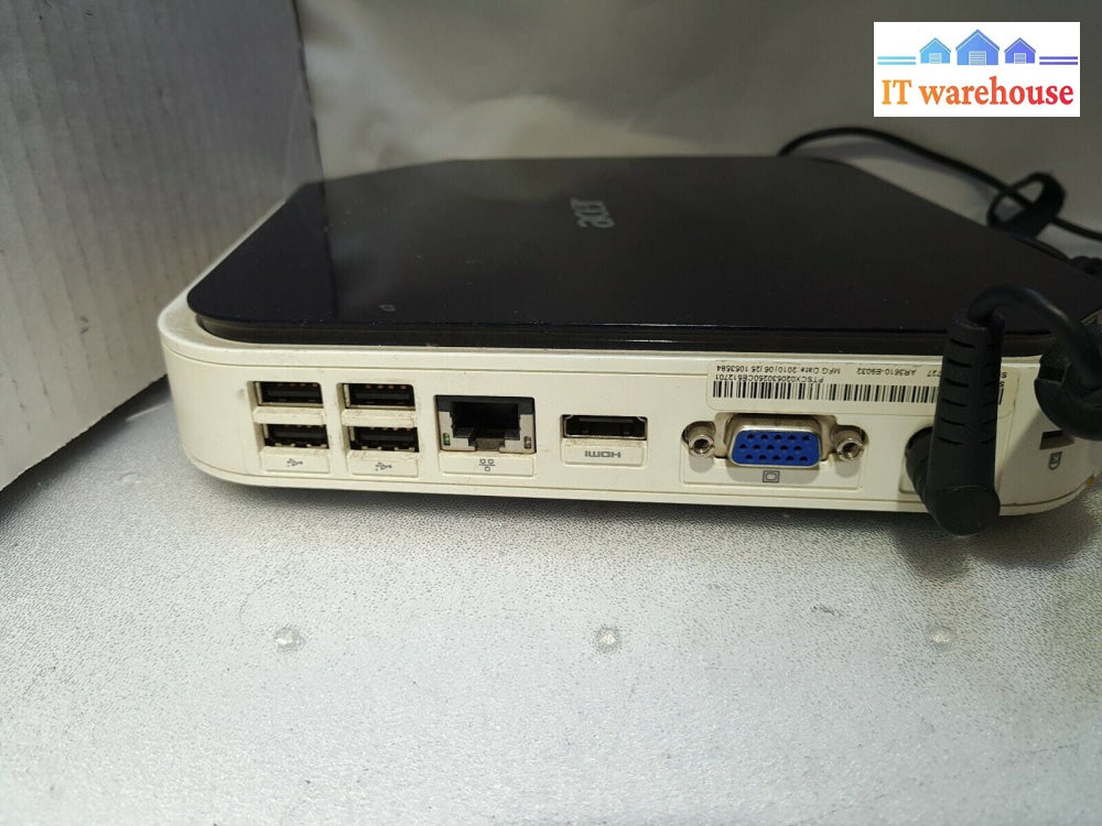 - Acer Aspire R3610 WIFI Mini PC w/Intel Atom 330/2GB RAM/130G HDD/ Win 7/HDMI 