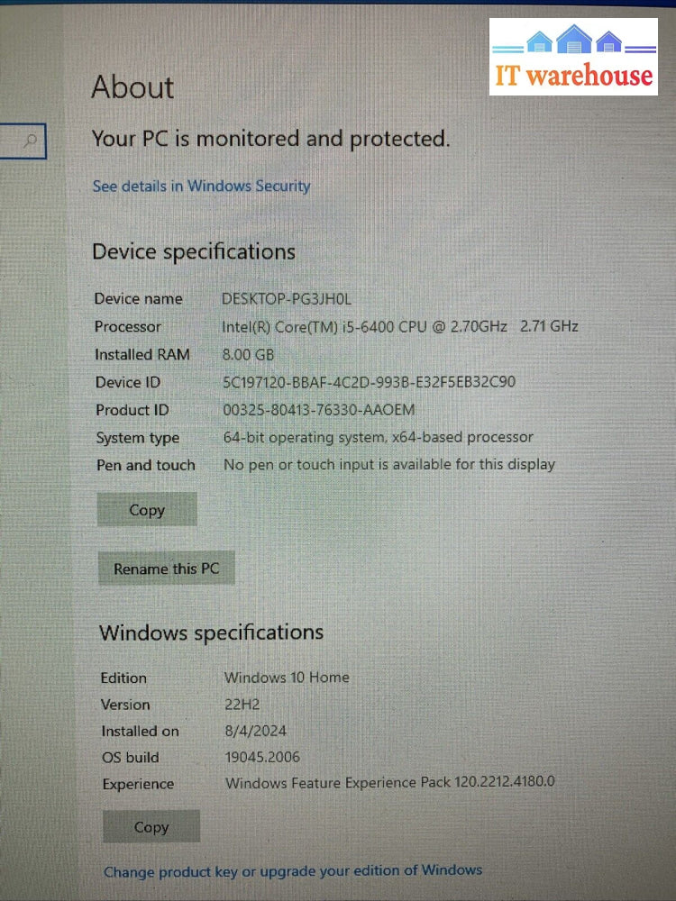Acer Aspire TC-710 Desktop PC Intel i5-6400 CPU / 8GB RAM / 120GB SSD / Win 10 ~