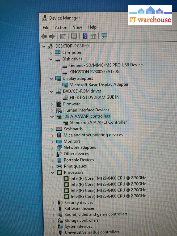 Acer Aspire TC-710 Desktop PC Intel i5-6400 CPU / 8GB RAM / 120GB SSD / Win 10 ~