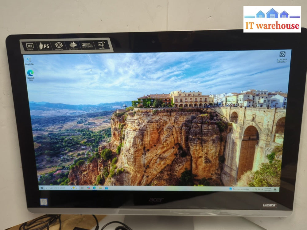 Acer Aspire Z3-715 24" AIO PC i3-6100T CPU/8GB /240GB SSD/WIN10 /USB Speaker -