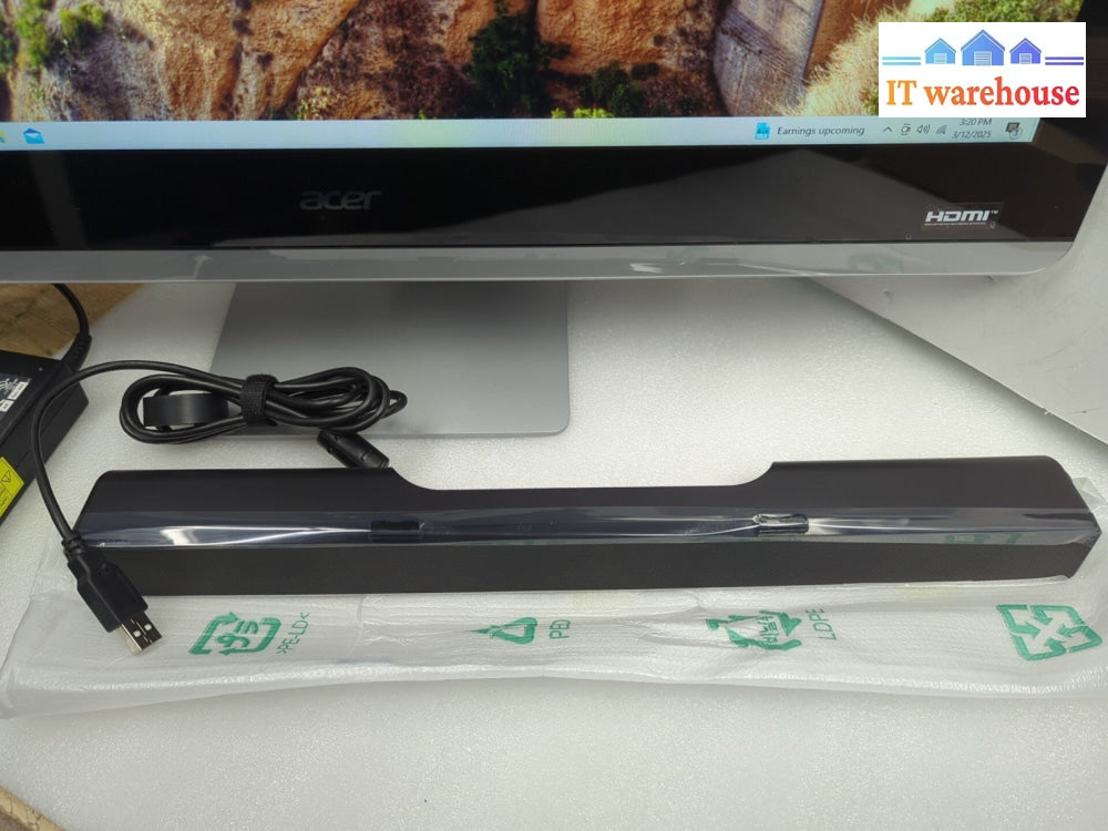 Acer Aspire Z3-715 24" AIO PC i3-6100T CPU/8GB /240GB SSD/WIN10 /USB Speaker -