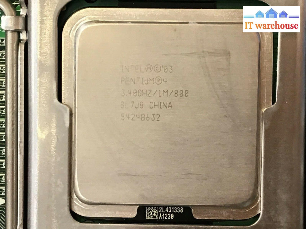 ACER  C74545-204 Motherboard For VT7700G W/ Pentium 4 SL7J8 CPU+I/O Plate Tested