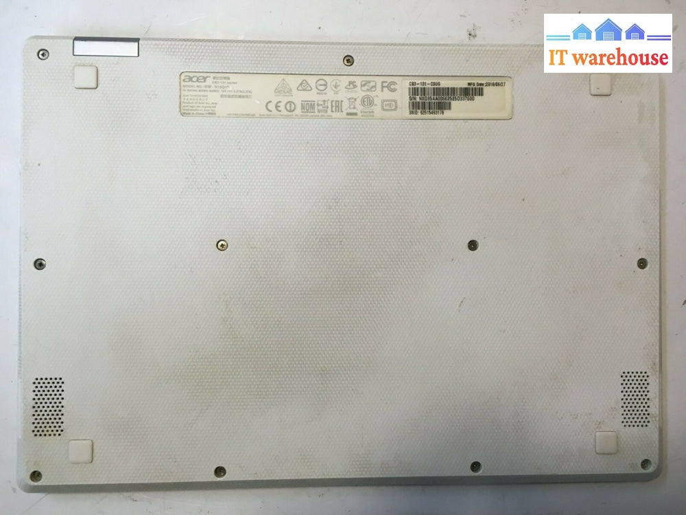 Acer Chromebook 11.6’ N15Q10 Cb3-131 Intel Celeron N2807 2Gb Ram 16Gb Emmc