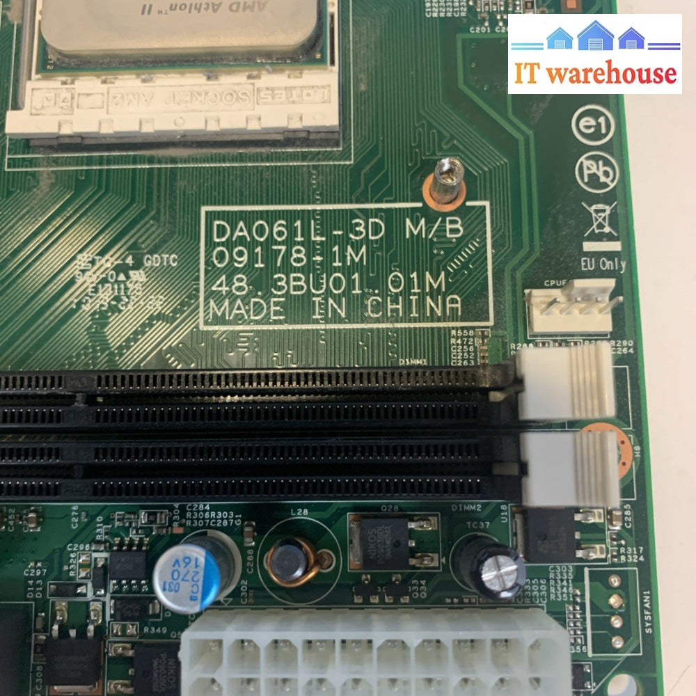 Acer eMachine DA061L-3D Socket AM3 09178-1M mATX Motherboard 48.3BU01.01M