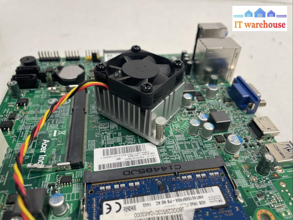 ACER   IIBTDL-Borg  Motherboard 13057-1M with CPU and 4G Ram +