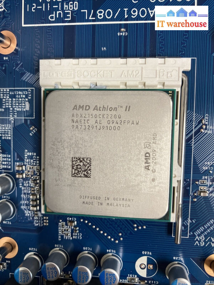 Acer MB DA061/087L EuP 08120-3 Motherboard + AMD CPU + 2x2GB RAM +