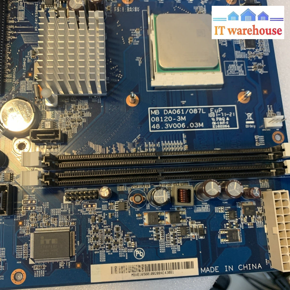 Acer MB DA061/087L EuP 08120-3 Motherboard + AMD CPU