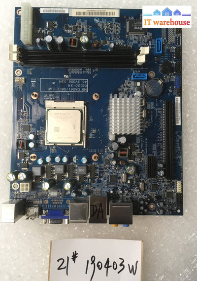 + Acer MB DA061/087L EuP Aspire Z5101 DDR2 Socket LGA AM2 Motherboard W/ AMD CPU