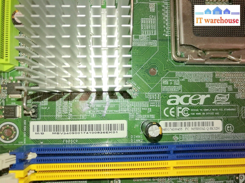 ACER MOTHERBOARD F965CP ACER 3900 5900 7900 965M03A1-Q-8KS2H (NO CPU)
