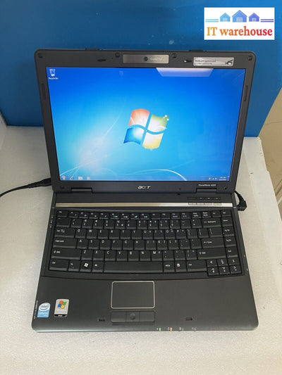 ~ Acer TravelMate 4320 14" Laptop Intel Celeron 530 1.60GHz 2GB RAM 500GB XP SP3