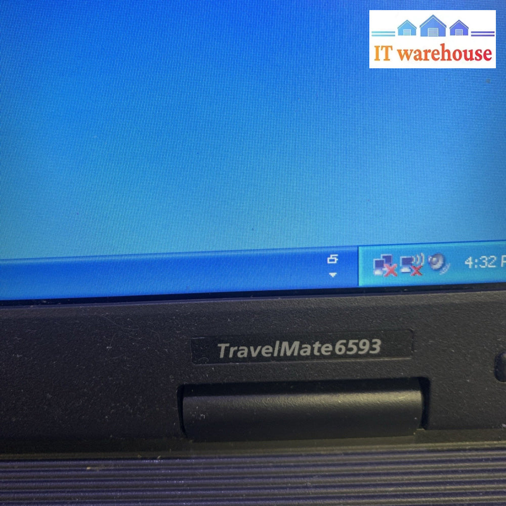 Acer TravelMate 6593 Inte P8400 Laptop  15.4" 3GB 320GB Windows XP Pro SP3