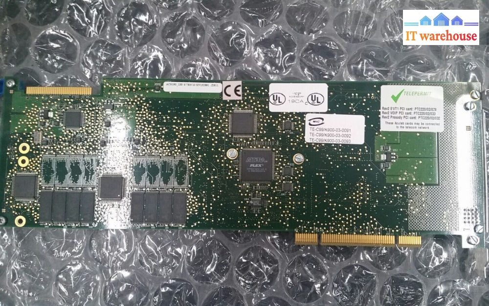 Aculab AC6190 Prosody X PCI Card 4x RJ45 w/ AC6311 PMX + AC6400 card