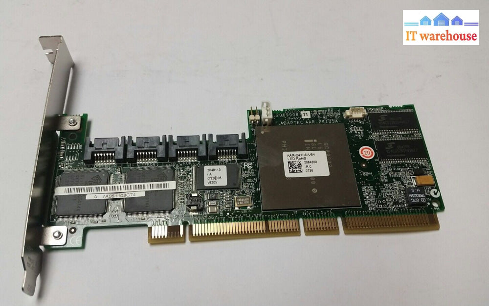 Adaptec AAR-2410SA/64M/Hitachi 4-port SATA Controller Card 