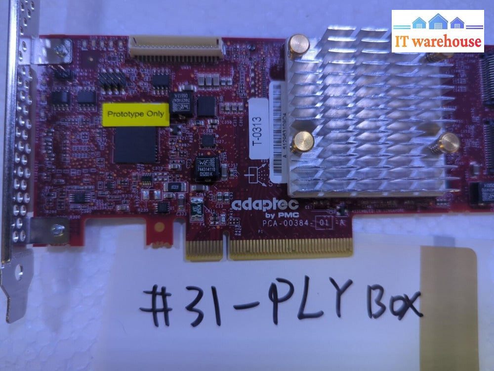 - ADAPTEC SMARTRAID FOOTHILLS TCA-00384 SAS PCI-E Controller Card 