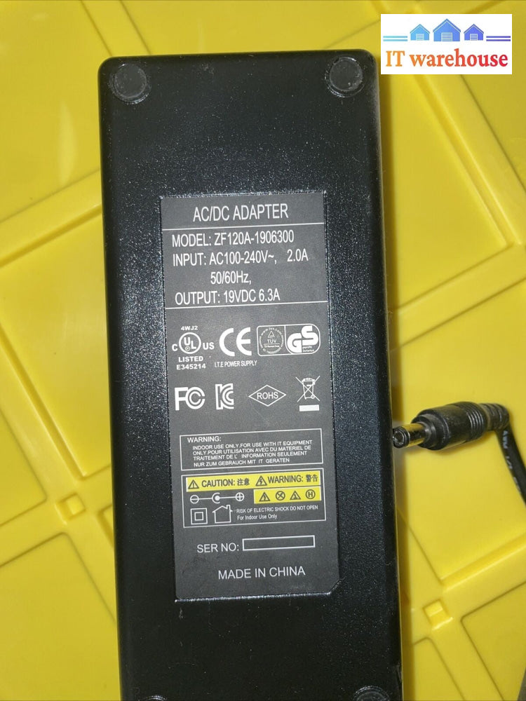 Adapter For Model ZF120A-1906300 19V 6.3A