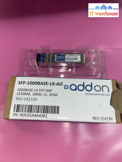 Addon SFP-1000BASE-LX-AO DOM 1310NM 10KM