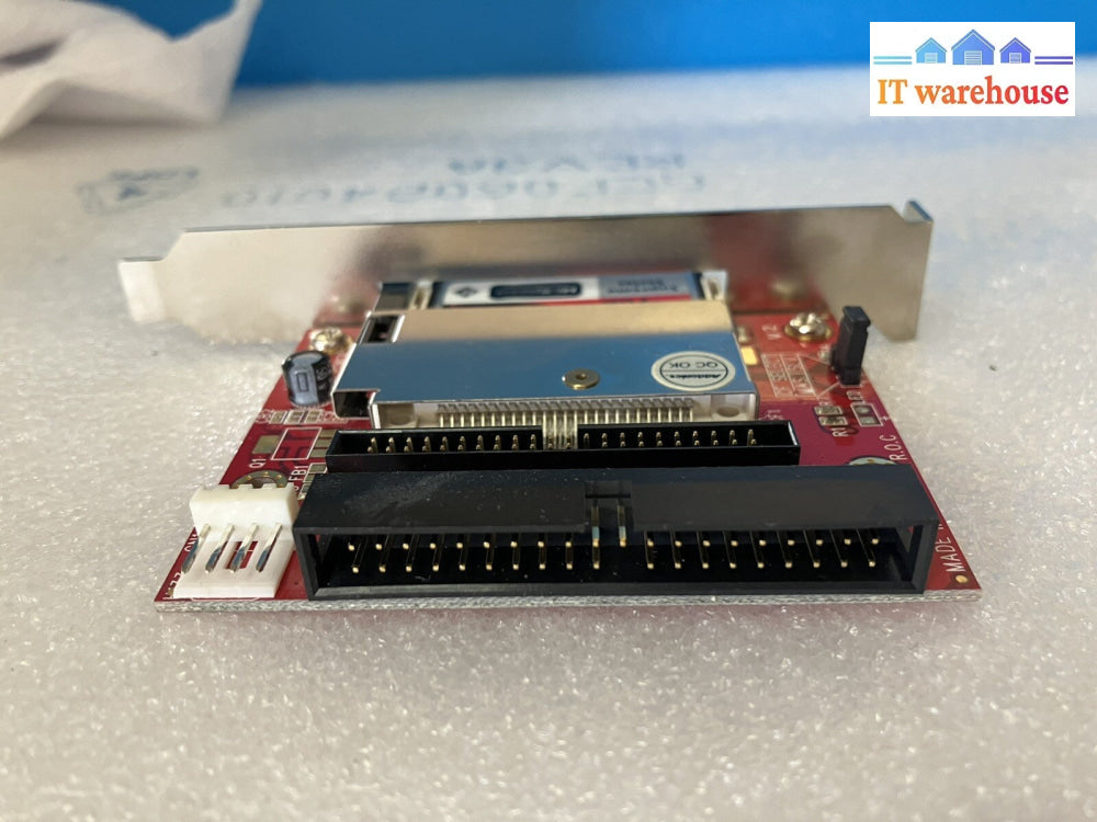 ~ ADDONICS COMPACT DRIVE BAY ST-308 COMPACT FLASH CARD READER + 4GB Flash Card