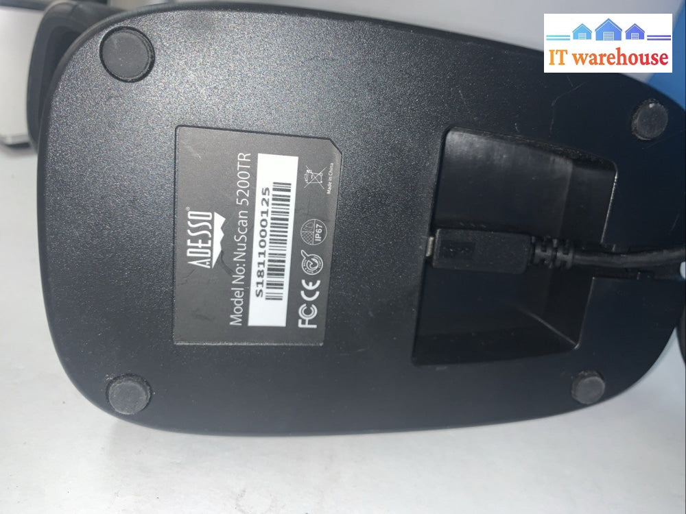 Adesso NuScan 5200TR - 2.4GHz RF Wireless Antimicrobial & Waterproof 2D Barcode