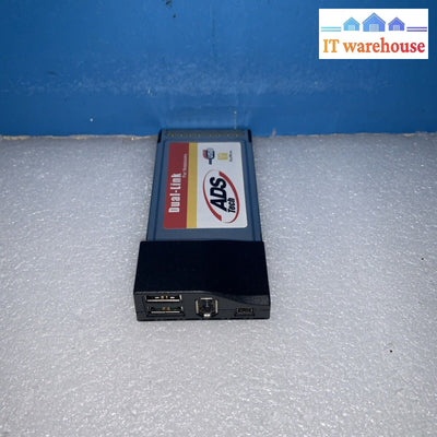 ADS Dual Link Cardbus Card DLX-181 IEEE1394 and USB 2.0 32 bit Card