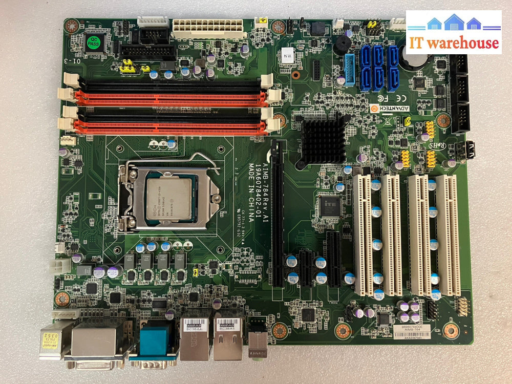 ~ ADVANTECH AIMB-784 Industrial Motherboard ATX LGA1150 DVI VGA DDR3 19A6078402