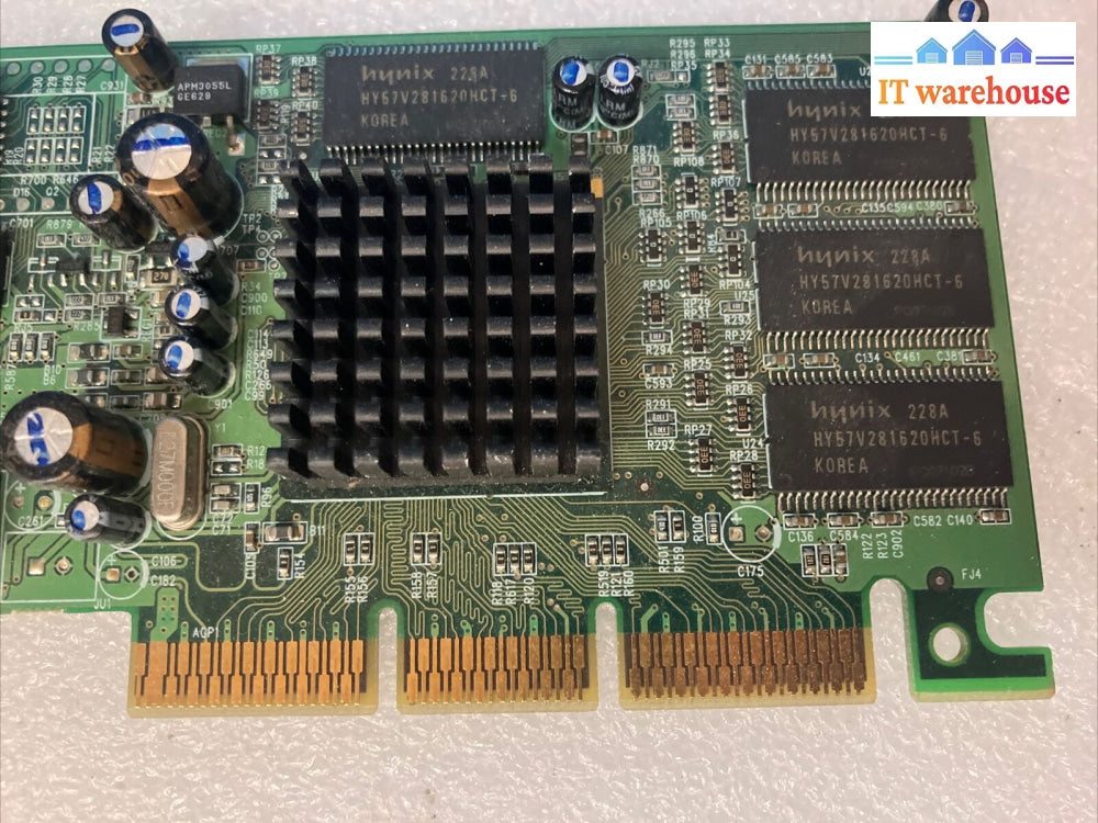 Agp Card Ati Radeon 7000 64M Tvo 1024-6112-04-Sa Pqb-Rv100-P112 Vga Comp Out